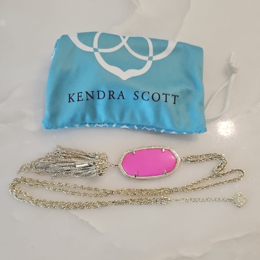 Kendra Scott Pink Rayne Necklace